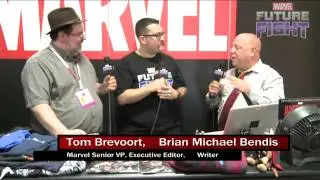 Brian Bendis Crashes Tom Brevoort's Interview on Marvel LIVE! at San Diego Comic-Con 2015
