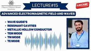 WAVE GUIDES, RESONANT CAVITIES, AND MODES TEM, TM, TE IN METALLIC HOLLOW CONDUCTORS Physicist Hammad