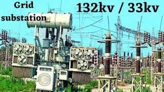 132/33 Kv substation|| Grid  पावर सबस्टेशन ||
