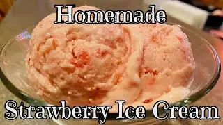 HOMEMADE STRAWBERRY ICE CREAM *MADE IN THE NINJA FOODI HOT & COLD BLENDER