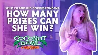 Wild Island Kid Correspondent - Claw Machine Challenge at Coconut Bowl!