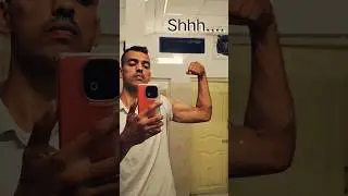Pin drop silence #silence #biceps #bicepsflex #trendingshorts #trendingreels #viralshorts