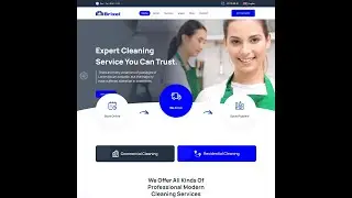 Cleaning Service HTML5 Template #templatemonster  #themeforest    #envatomarketplace  #monsterone