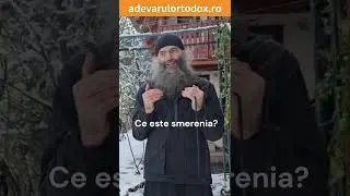 Ce este smerenia cu Părintele Pimen Vlad