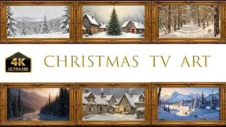 Vintage Snowy Winter Nature | 30-minute 4K Winter Nature TV Art! ❄️🌲