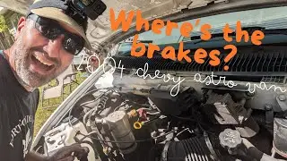 Van Life! Replacing my front brakes on my 2004 Chevy Astro van. Almost.
