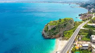 Palaiokastro ruins & beach  Heraklion Crete Greece