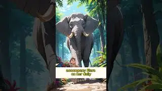 Elara and Mico: A Jungle Friendship #friendship #jungle #animals #teamwork #kindness