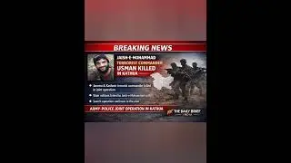 Jaish e Mohammad terrorist killed in encounter in J&K #Indian army #trendingshorts