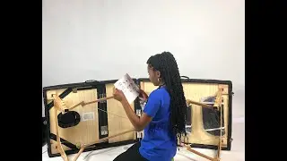 Unboxing: Saloniture Professional Portable Folding Massage Table With Backrest And Carrying Case