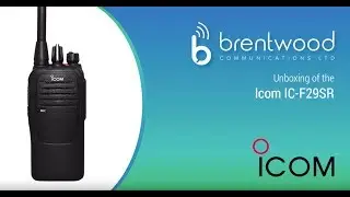 Icom IC-F29SR Two Way Radio Unboxing - Full 360 Walkthrough, Accessories & Features