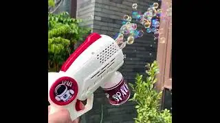 Пистолет мыльные пузыри Gun soap bubbles #toys Ссылка в комментариях/Product link in comments #shots