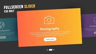 How to Create a Fullscreen Website Slider with Pure CSS