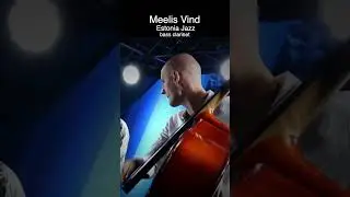 Meelis  Vind jazz musician from Estonia, solo bass clarinet #shorts #jazz #music #bassclarinet