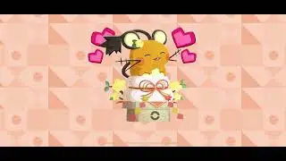 Dedenne Splendid mochi outfit Pok&eacute;mon Caf&eacute; ReMix
