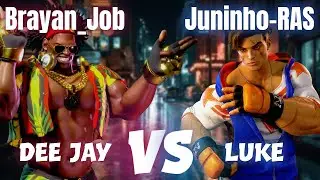 SF6 🔥 Brayan_Job (Dee Jay) vs Juninho-RAS (Luke) 🔥 Street Fighter 6 High-Level Matches