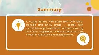Comprehensive Guide to Anaesthetic Management of Appendicitis in Mitral stenosis Patients | Case