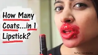 1000 Layers of Lipstick __ EXTREME 100 Layers Challenge!  | SuperWowStyle