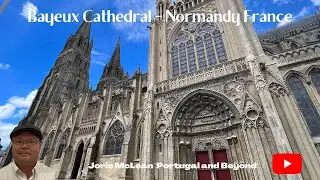 Bayeux Cathedral in Bayeux France, Normandy Region - Europe Travel Vlog @joricmclean