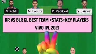 RR VS BLR DREAM11 GL TEAM PREDICTION TODAY 100% WINNING
