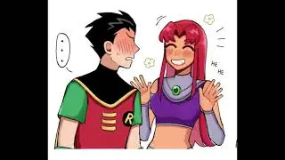 Robin x Starfire( RobStar) ( credit to Supersam)