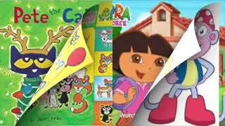 MERGED - Pete The Cat and Dora The Explorer Catching and Jumping