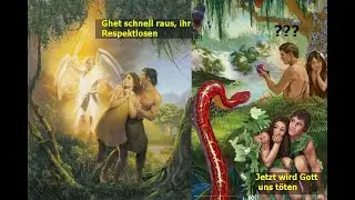 Adam und Eva🫅🙅Was die Schlange wirklich wollte?⚕️Der Zohn Gottes, der sie von der fremde...#deutsch