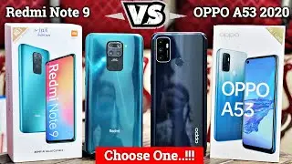 Redmi Note 9 vs Oppo A53 2020 | Under Budget Phones | Best Camera Phone | सस्ते ओर अच्छे फ़ोन