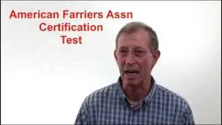 Farrier confidence building with the AFA
