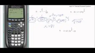 Algebra - Rational Exponents