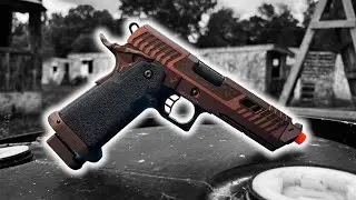 EMG TTI Licensed Sand Viper 2011 Optics Ready Airsoft Training Pistol