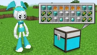 Whats INSIDE TEENAGE ROBOT CHEST \ SECRET SUPERHERO JENNY WAKEMAN ITEMS in Minecraft Animation!