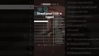 Damage nerfed mid match even with all long range attachments proving COD is rigged.