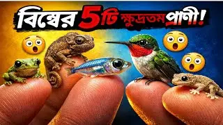 বিশ্বের ৫টি ক্ষুদ্রতম প্রাণী যা আপনি বিশ্বাস করতে পারবেন না! 😮