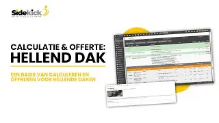 Software voor Dakdekkers - Calculatie & Offerte: Hellend Dak | Uitlegvideo