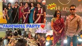 Classes Ke Taraf Se Farewell Gyi🥳| End Of An Era😭 #SanaVlogs18 #farewell #youtube #vlog #emotional 