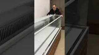 Вітрина OPTIMUM CUBE, порядок встановлення скла. #OPTIMUM, #AVS.Climat.