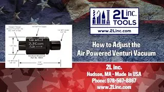 Air Powered Venturi Vacuum - How To Adjust for Maximum Vacuum Level