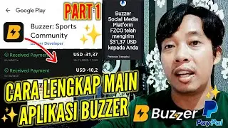 Cara lengkap main aplikasi Buzzer - posting video di bayar dollar