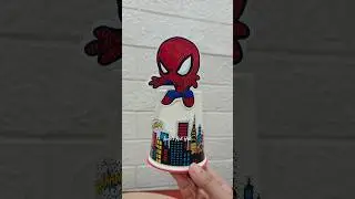 Simple and easy party favor #birthday #birthdayparty #diy #spiderman #spidermanthemeparty