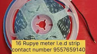 L.E.D light strip 16 Rupye meter 120V #led #l.e.d #ledstrip #mirrorled