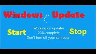 Stop / Start Windows Update أيقاف \ تشغيل تحديثات الويندوز