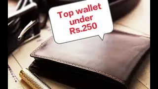 Top 10 wallet under 250, best men's wallet, wallet for mens, top quality wallet for mens at Low cost