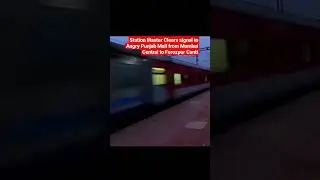Angry Punjab Mail High speed skip shocked platform passengers