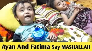 Ayan and Fatima Sleeping | Dono ki baate or mastiya @babiesenjoy