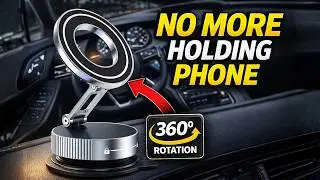 Magnetic Car Phone Holder 360&deg; Rotation | Hands-Free Driving Mount