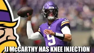 JJ McCarthy Had Knee Injection (Not Surgery), Recovery Timeline Unchanged
