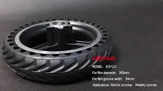 8 5&times;2 0 rubber airless honeycomb tires for xiaomi M365 scooter