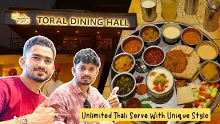 Unlimited Gujarati Thali at Toral Dining Hall Vapi 🍲 | Food Vlog 173