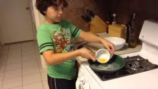 How to make a sunny side up egg.  By-- chef Dylan
